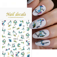 Roniki Roniki színes absztrakt matrica - öntapadó