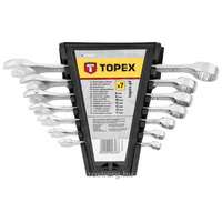 TOPEX TOPEX csillag-villáskulcs klt, 35d379 6-17 mm 7 részes