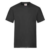 Fruit of the Loom Fruit of the Loom 61-212 HEAVY T póló BLACK S-XXL méretek 195g/m2