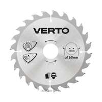 VERTO VERTO körfűrészlap 160x30 2,2/1,8 Z18 3 szűkítővel 61H116 (3 db szűkítőgyűrűvel 20, 25.4, 16-ra)