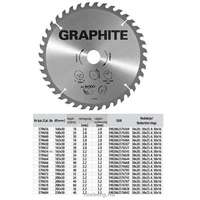 GRAPHITE GRAPHITE körfűrészlap 160x30 x 2,8/2 Z30 57H660 (3 db szűkítőgyűrűvel 20, 25.4, 16-ra)