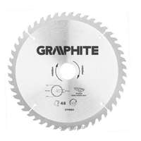 GRAPHITE GRAPHITE körfűrészlap 216x30 x 3,2/2,2 Z48 57H680 (3 db szűkítőgyűrűvel 20, 25.4, 16-ra)