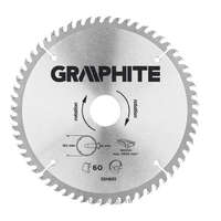 GRAPHITE GRAPHITE körfűrészlap 185x30 2,8/2 Z60 55H601 (3 db szűkítőgyűrűvel 20, 25.4, 16-ra)