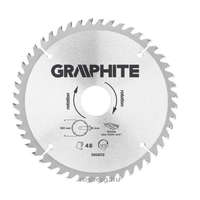 GRAPHITE GRAPHITE körfűrészlap 160x30 2,8/2 Z48 keményf. 55H603 (3 db szűkítőgyűrűvel 20, 25.4, 16-ra)