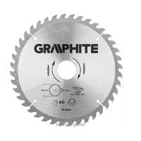 GRAPHITE GRAPHITE körfűrészlap 180x30 2,8/2 Z40 55H604 (3 db szűkítőgyűrűvel 20, 25.4, 16-ra)