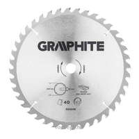 GRAPHITE GRAPHITE körfűrészlap 400x30 2,8/2 Z40 55H608 (3 db szűkítőgyűrűvel 20, 25.4, 16-ra)
