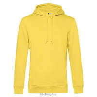 B&amp;C B&C WU33B Organic kapucnis pulóver YELLOW FIZZ S-XXL