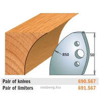 CMT HSS fogásvastagság határoló No. 567 B=50 CMT 691.567