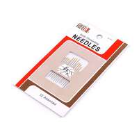 Varrótűkészlet 12 db önbefűző gyengénlátóknak / Aranyozott befűzővel