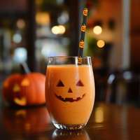 Family Papír szívószál - halloween - 197 x 6 mm - 25 db / csomag - 57606