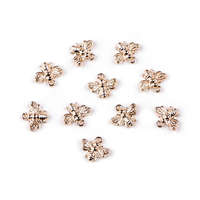 Fém medál mini méhecske 13x11 mm