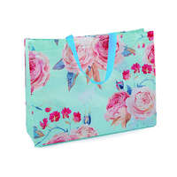 Bevásárlótáska rózsákkal 32x42 cm nagy mosható