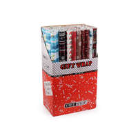 Csomagoló papír karácsonyi glitteres 0,7x2 m