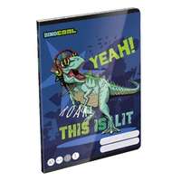 LIZZY CARD Füzet LIZZY CARD A/5 32 lapos vonalas 14-32 I.osztályos Dino Cool Dino Roar