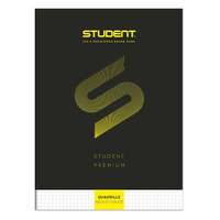 ICO Füzet kockás ICO Student Black Prémium A/4 32 lapos