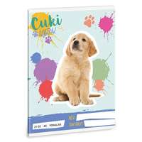 ARS UNA Füzet vonalas ARS UNA A/5 32 lapos 21-32 4-8. osztályos Cuki-Golden Retriever