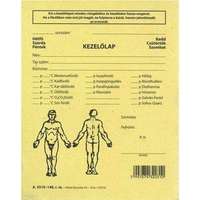 PÁTRIA Nyomtatvány fizikoterápia kezelőlap PÁTRIA 118x150mm