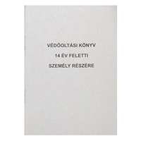 PÁTRIA Nyomtatvány védőoltási könyv PÁTRIA 14 év feletti személy részére A/6