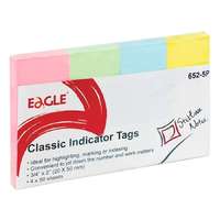 EAGLE Oldaljelölő EAGLE 652-5P papír pasztell vegyes szín 4x50 lap