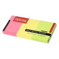 OPTIMA Öntapadós jegyzet OPTIMA 38x51mm neon 3x100 lap