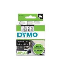 Dymo Dymo, Öntapadó szalag, D1 9 mm fehér / fekete