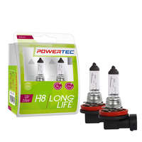 Power-Tec Power-Tec, Halogén izzó, Long Life, H8, 12V, 2db