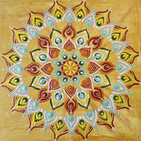  Nap Mandala festmény 30x30 cm