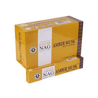 Golden Golden Nag Amber Musk borostyán pézsma indiai prémium füstölő
