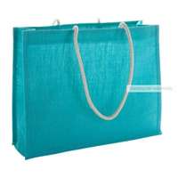 Hintol juta strandtáska hosszú füllel, 35 x 45 x 14 cm.