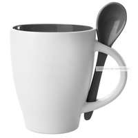 Spoon kerámia bögre kanállal, 300 ml