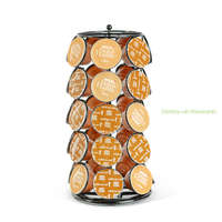 Fém kávékapszula tartó, 35 db Dolce Gusto, 165 x 165 x 320 mm