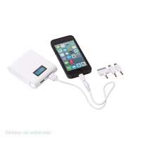 GIGAWATT powerBank hordozható mobiltöltő, 9.000 mAh, 9 x 7,3 x 2,3 cm