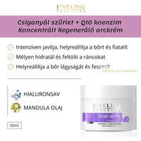Skin Care Expert Csiganyál + Q10 koenzim regeneráló arckrém, 50 ml - EVELINE