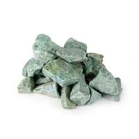 SAUNA KING Szaunakő, zöldszínű jade kő, 50-90 mm, 8 kg