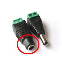 5.5/2.1 mm táp dugó csavaros (anya)