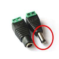 5.5/2.1 mm táp alj csavaros (apa)