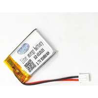 LiPo akku (652535, 3.7V, 800mAh, JST-2.54)