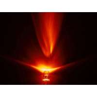 LED – Narancssárga fényű, víztiszta tok csomag (20x, 5mm)