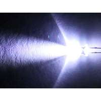 LED – Fehér színű, víztiszta tok csomag (20x, 5mm)