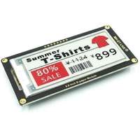 2.9″ E-INK kijelző (red-black, 296×128, SPI)