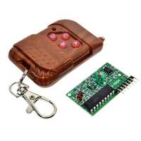 Távirányító adó-vevő pár (Rádiós, 4 csatorna, 433MHz)