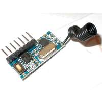 Távirányító vevő (Rádiós, 4 csatorna, tanítható, 315 MHz, RX480E-ant)