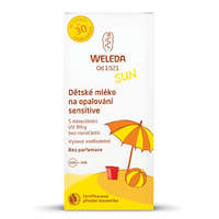Weleda Weleda Gyermek Naptej SPF30 Sensitive 150ml - Illatmentes, Érzékeny Bőrre, Természetes UV Védelem