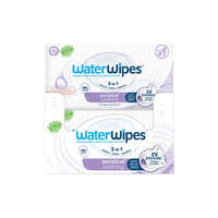 WaterWipes WaterWipes Soothing Clean Műanyagmentes Nedves Törlőkendő 12x60db – Organikus Levendula és Grapefruitmag Kivonattal, 99,9% Tisztított Vízzel, Extra Gyengéd Bababőrre