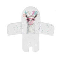 Ceba Baby Ceba Baby Basic Etetőszék Betét 38x28cm Crazy Lama - Puha, Kényelmes és Könnyen Tisztítható Ülésbetét Babáknak