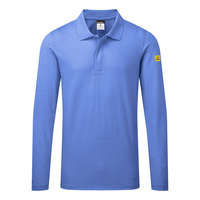 Portwest Antisztatikus hoszzú ujjú ESD póló L/S Hamilton Blue XL