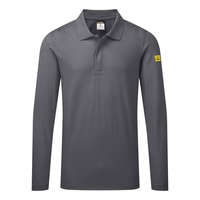Portwest Antisztatikus hoszzú ujjú ESD póló L/S Zoom Grey M