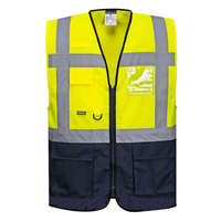 Portwest Warsaw vezetői mellény Yellow/Navy M