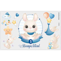 Zsona Dekor Vasalható 1 hónapos lettem-kisfiú minta