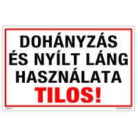 Zsona Dekor Dohányzás és nyílt láng használata tilos! Öntapadós matrica 160x100 mm